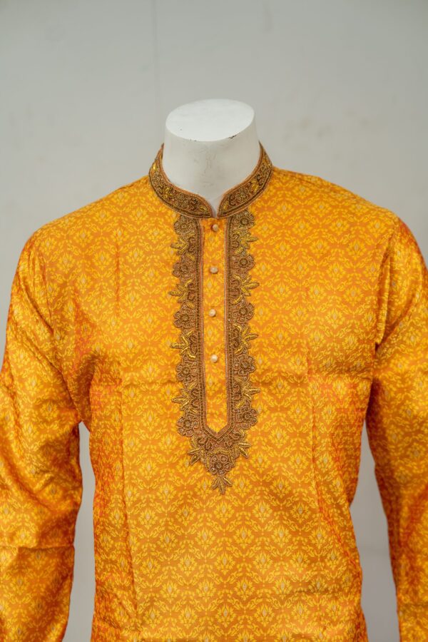 Orange Luxury Panjabi