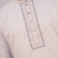 white premium cotton panjabi