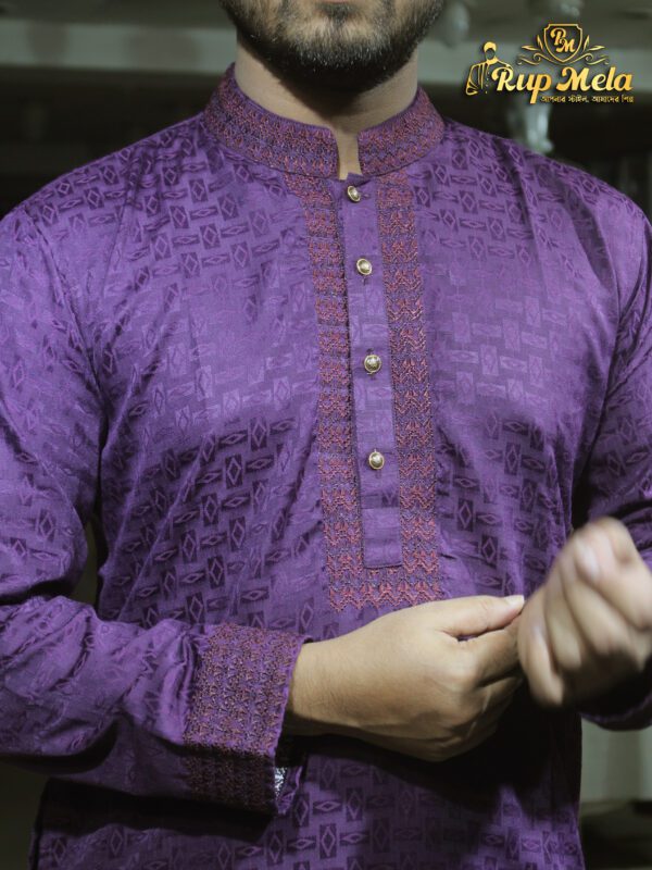 Premium  Magic Cotton Panjabi - Image 4