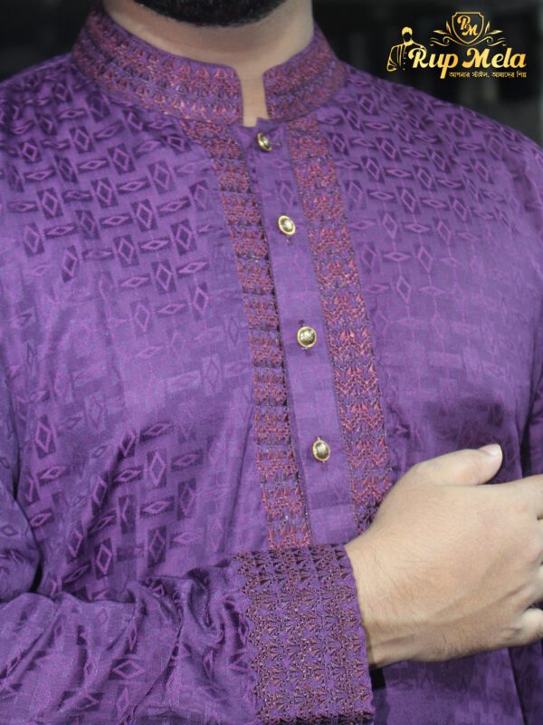 Premium  Magic Cotton Panjabi - Image 3