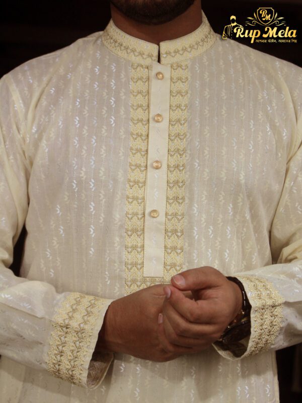 Premium  Magic Cotton Panjabi - Image 5