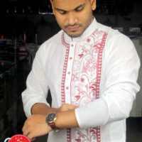 Durga puja cotton panjabi