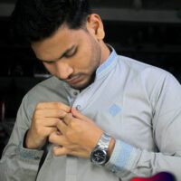 Durga puja cotton cuff panjabi