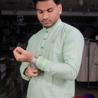 lemon color cuff panjabi