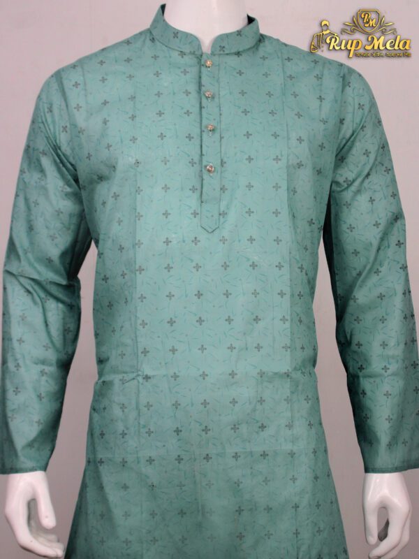 Printed Cotton Panjabi - Image 5