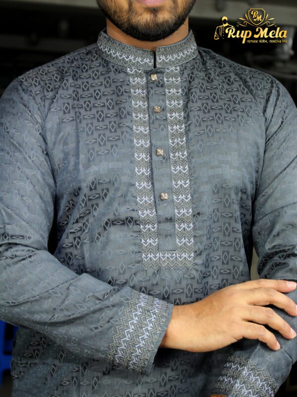 Premium  Magic Cotton Panjabi - Image 7