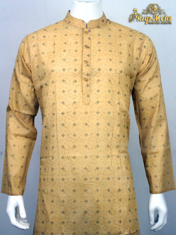 Printed Cotton Panjabi - Image 2