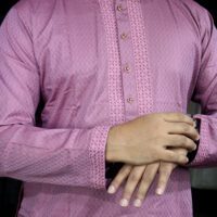 pink panjabi