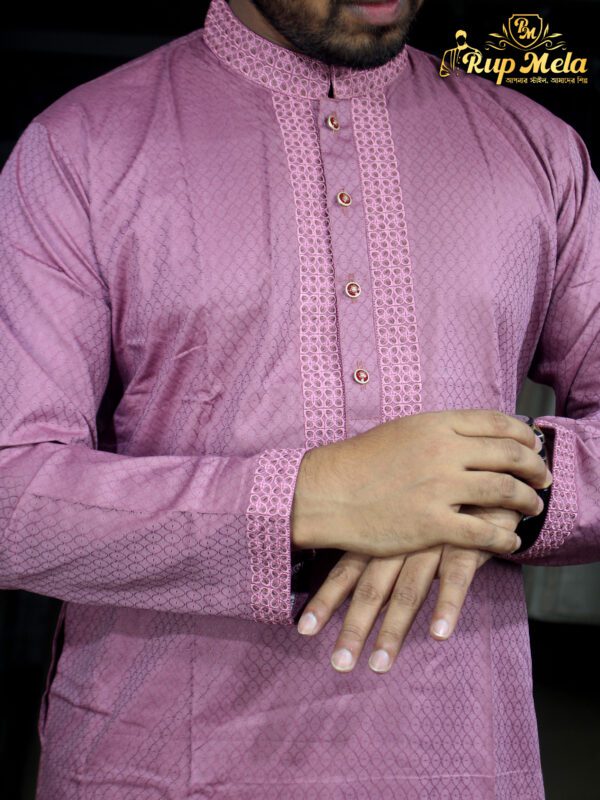pink panjabi