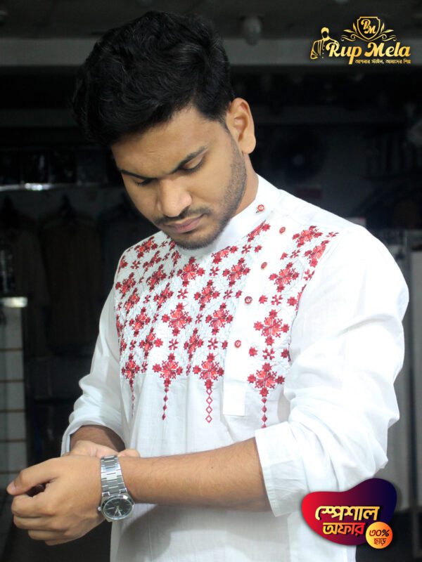 Durga puja cotton panjabi